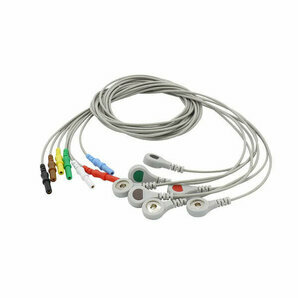 Din-EKG-Kabel 7-strängig AHA Snap Connector